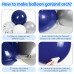 Navy Blue and Silver Balloons Arch Kit,Blue and Silver Balloons,Silver Confetti White Balloons Arch for Graduation Ceremony, Birthday New Year Party Decorations Navy Blue and Silver Balloons Arch Kit,Blue and Silver Balloons,Silver Confetti White Balloons Arch for Graduation Ceremony, Birthday New Year Party Decorations