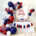 Red White and Blue Balloon Arch Kit,Red and Blue Confetti Balloon,Navy Blue Party Balloons for Birthday Graduation Ceremony New Year Anniversary Celebration Decorations Red White and Blue Balloon Arch Kit,Red and Blue Confetti Balloon,Navy Blue Party Balloons for Birthday Graduation Ceremony New Year Anniversary Celebration Decorations