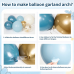 Dusty Blue Balloon Arch Kit, Baby Blue and gold Balloon Sand White Confetti Gold Balloons for Baby Shower Beach Party Birthday Wedding Decorations Dusty Blue Balloon Arch Kit, Baby Blue and gold Balloon Sand White Confetti Gold Balloons for Baby Shower Beach Party Birthday Wedding Decorations